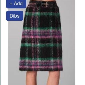 ISO Milly Suzie Plaid Skirt